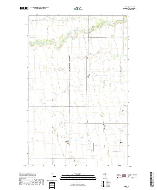 USGS Topographic Map – Enok