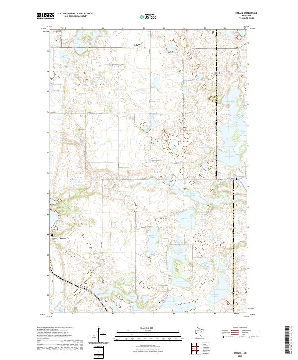 USGS Topographic Map – Erdahl