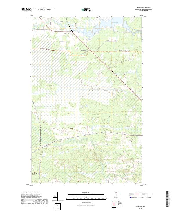 USGS Topographic Map – Ericsburg