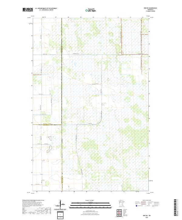 USGS Topographic Map – Erie NE