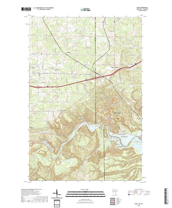 USGS Topographic Map – Esko