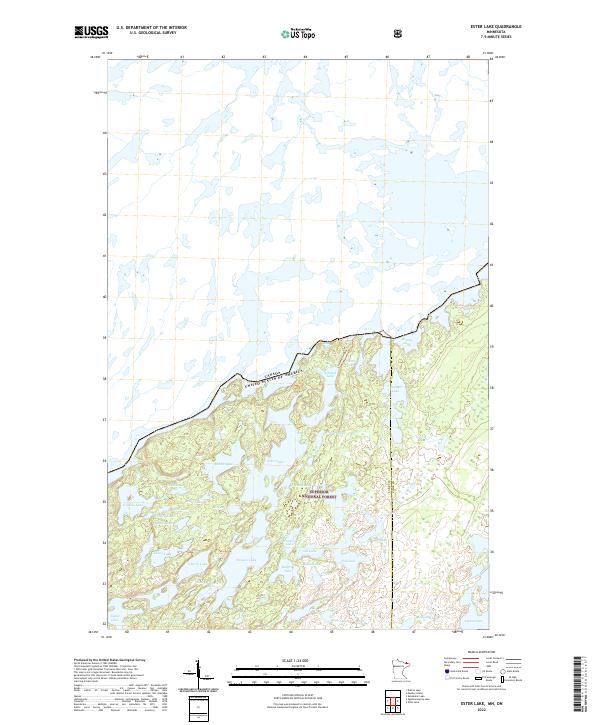 USGS Topographic Map – Ester Lake