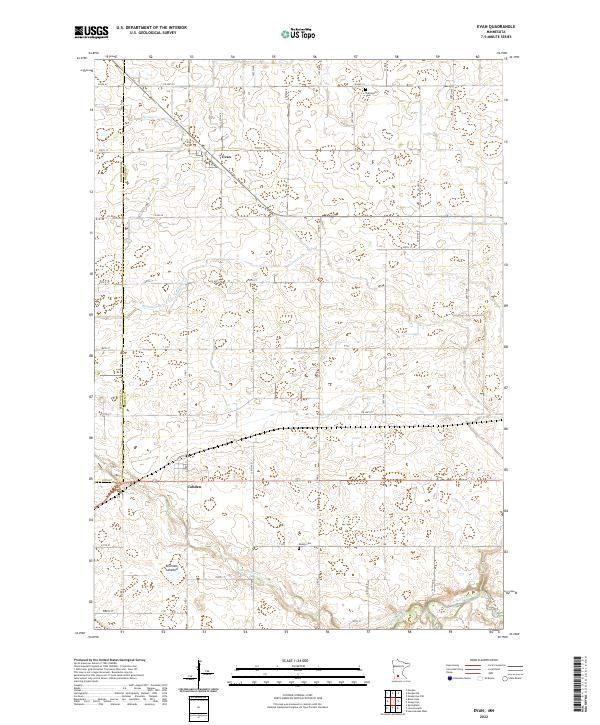 USGS Topographic Map – Evan