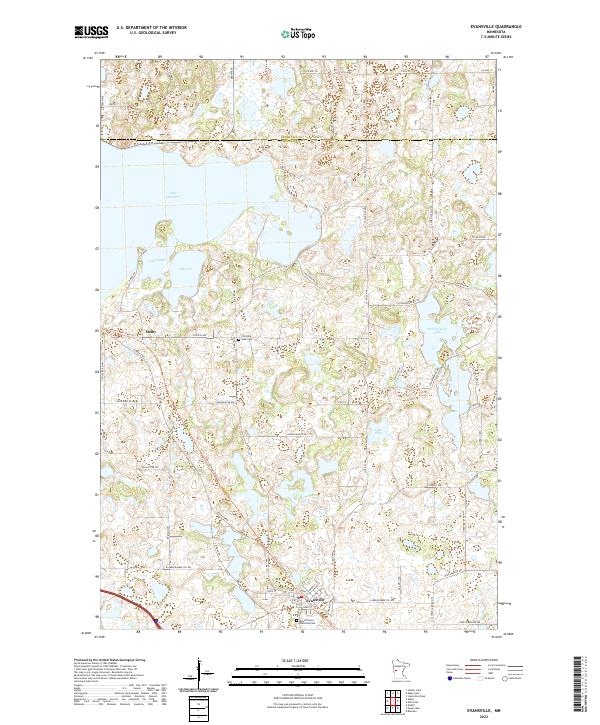 USGS Topographic Map – Evansville