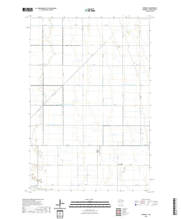 USGS Topographic Map – Everdell