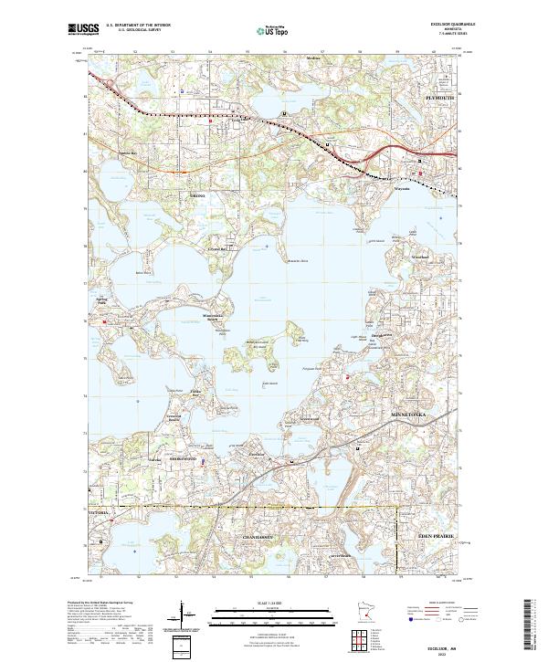 USGS Topographic Map – Excelsior