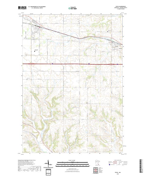 USGS Topographic Map – Eyota
