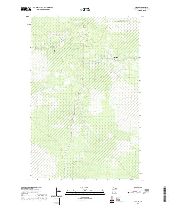 USGS Topographic Map – Fairland