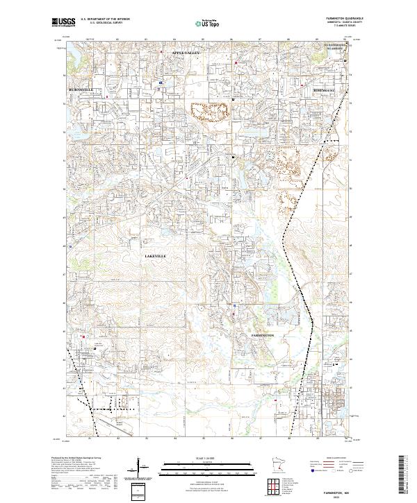 USGS Topographic Map – Farmington