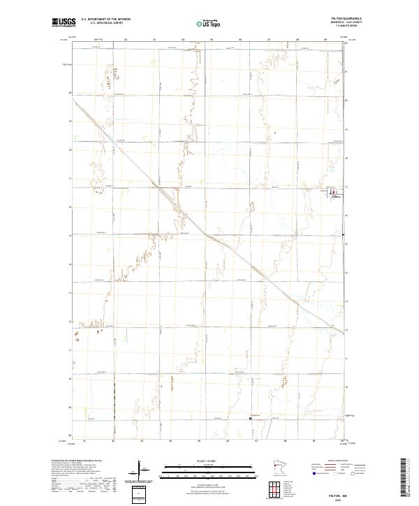 USGS Topographic Map – Felton