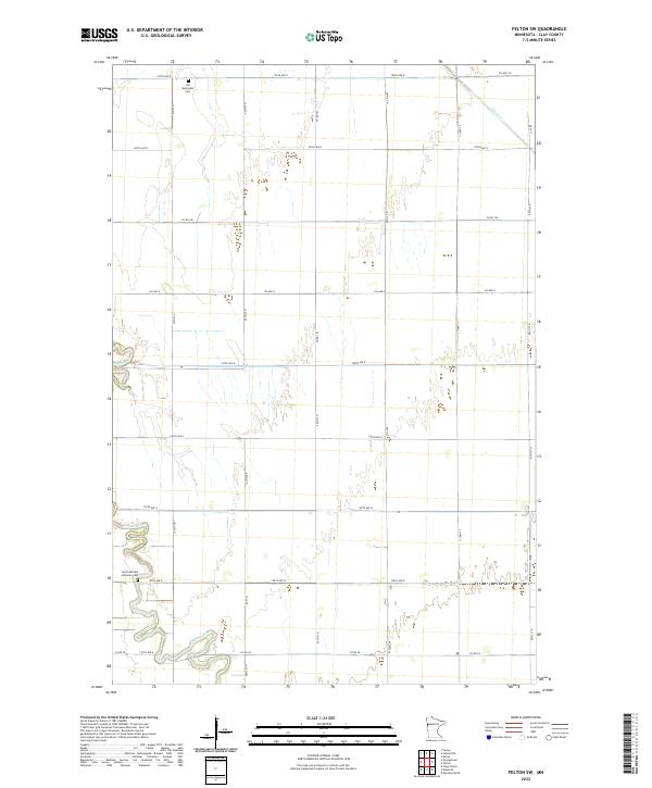 USGS Topographic Map – Felton SW