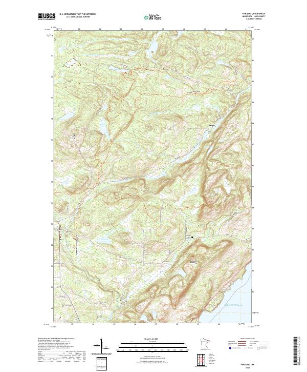 USGS Topographic Map – Finland
