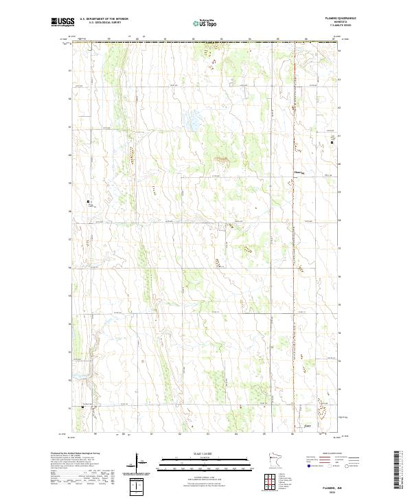 USGS Topographic Map – Flaming