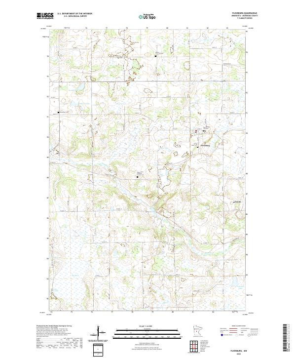 USGS Topographic Map – Flensburg