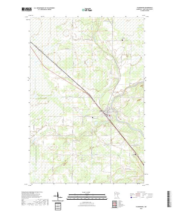 USGS Topographic Map – Floodwood