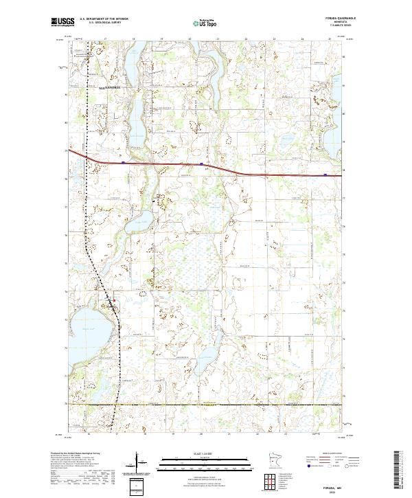 USGS Topographic Map – Forada