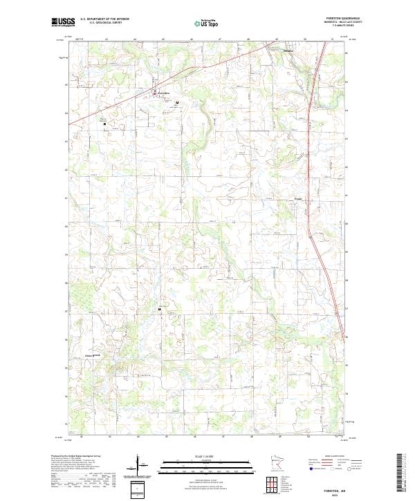 USGS Topographic Map – Foreston