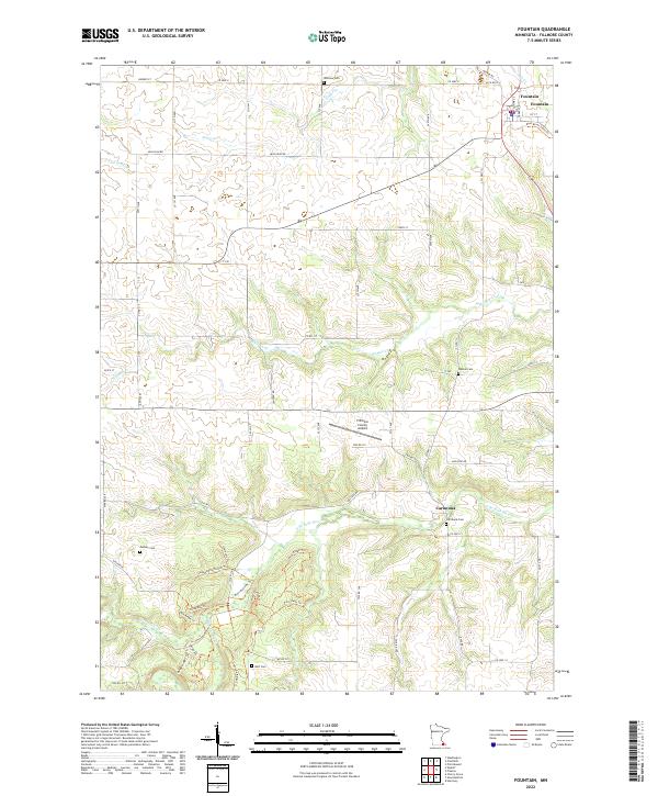USGS Topographic Map – Fountain