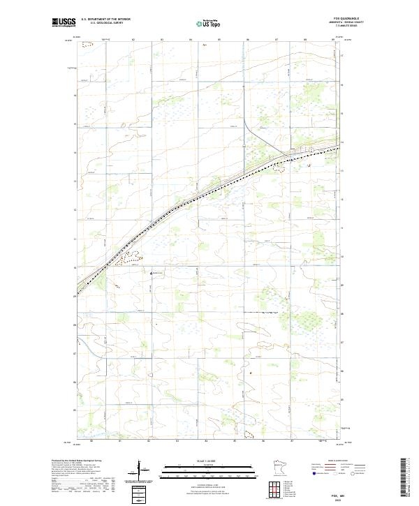 USGS Topographic Map – Fox