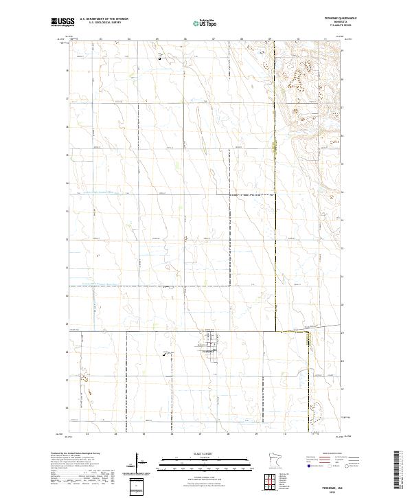 USGS Topographic Map – Foxhome