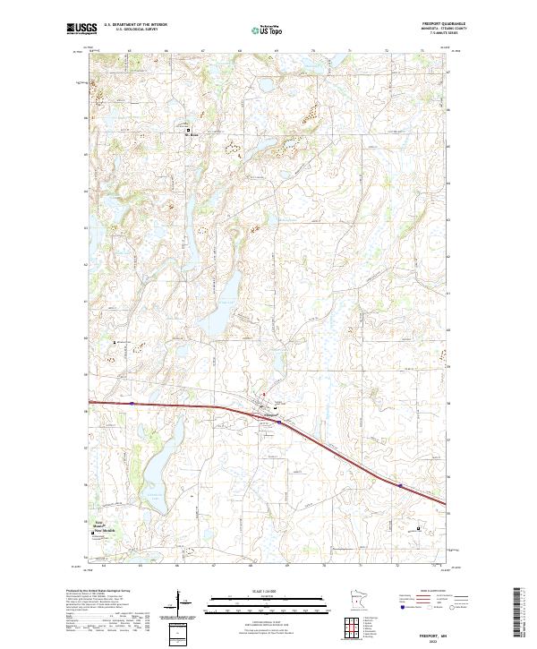 USGS Topographic Map – Freeport