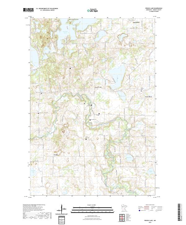 USGS Topographic Map – French Lake