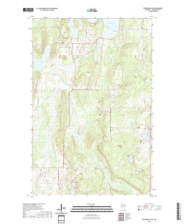 USGS Topographic Map – Frontenac Lake