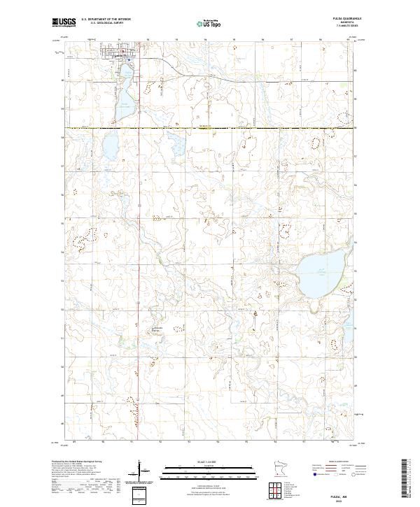 USGS Topographic Map – Fulda