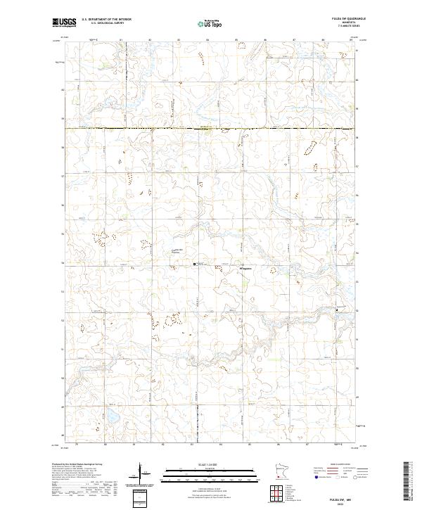USGS Topographic Map – Fulda SW