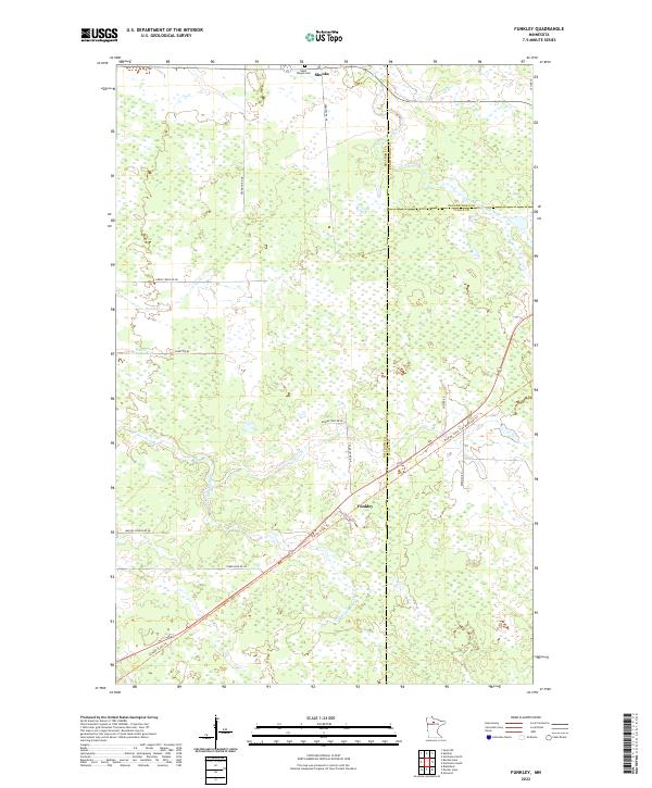 USGS Topographic Map – Funkley