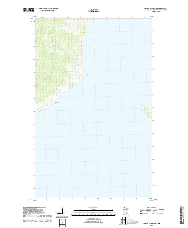 USGS Topographic Map – Garden Island West