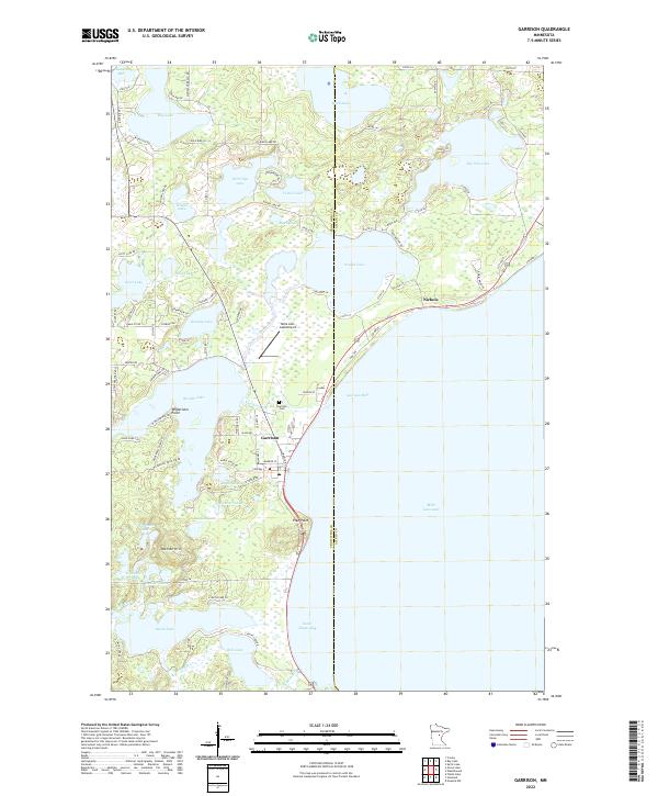 USGS Topographic Map – Garrison