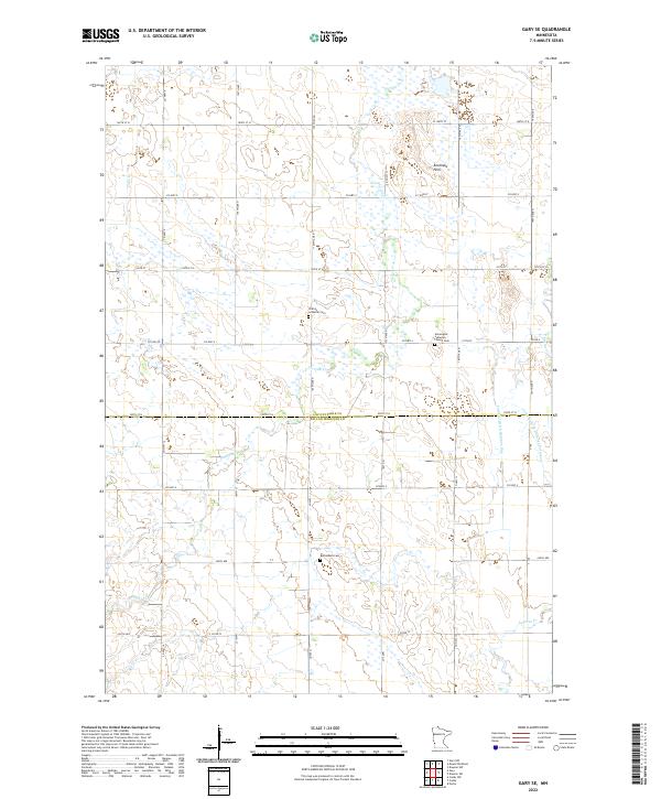USGS Topographic Map – Gary SE