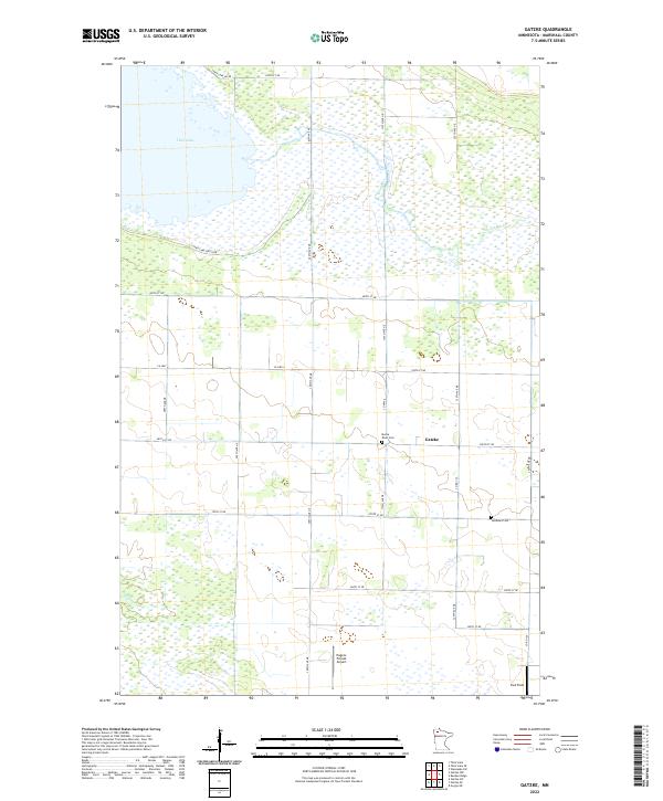 USGS Topographic Map – Gatzke