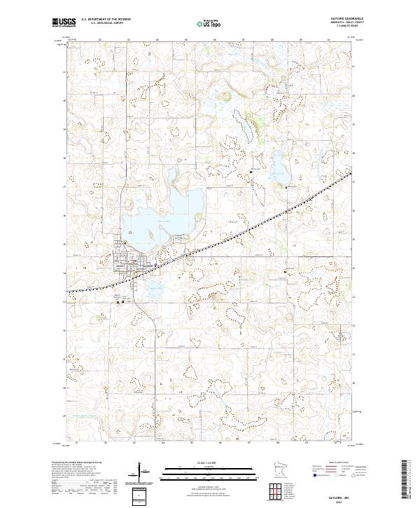 USGS Topographic Map – Gaylord