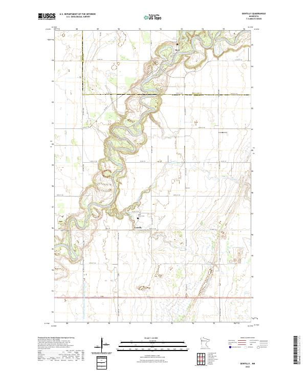 USGS Topographic Map – Gentilly