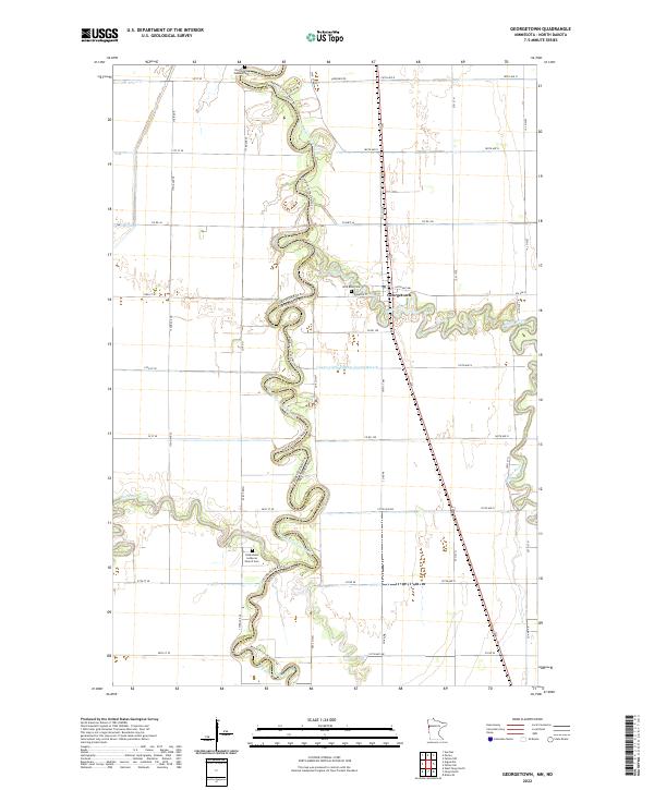 USGS Topographic Map – Georgetown