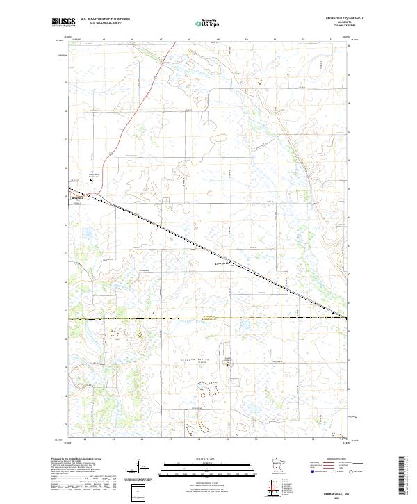 USGS Topographic Map – Georgeville