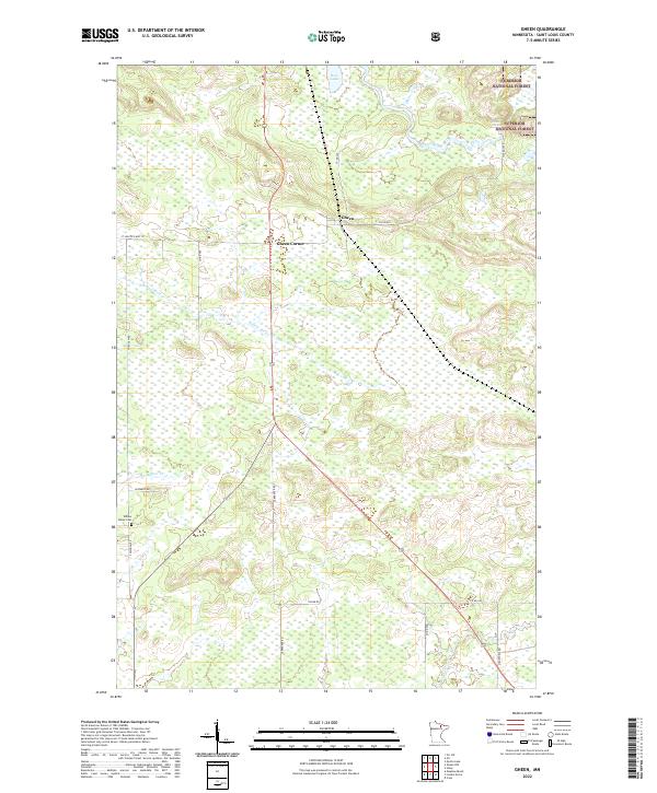 USGS Topographic Map – Gheen