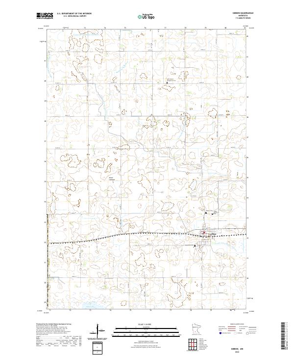 USGS Topographic Map – Gibbon