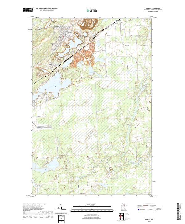 USGS Topographic Map – Gilbert