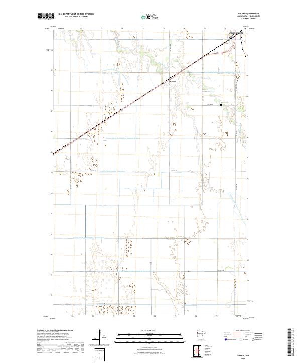 USGS Topographic Map – Girard