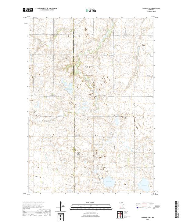 USGS Topographic Map – Gislason Lake