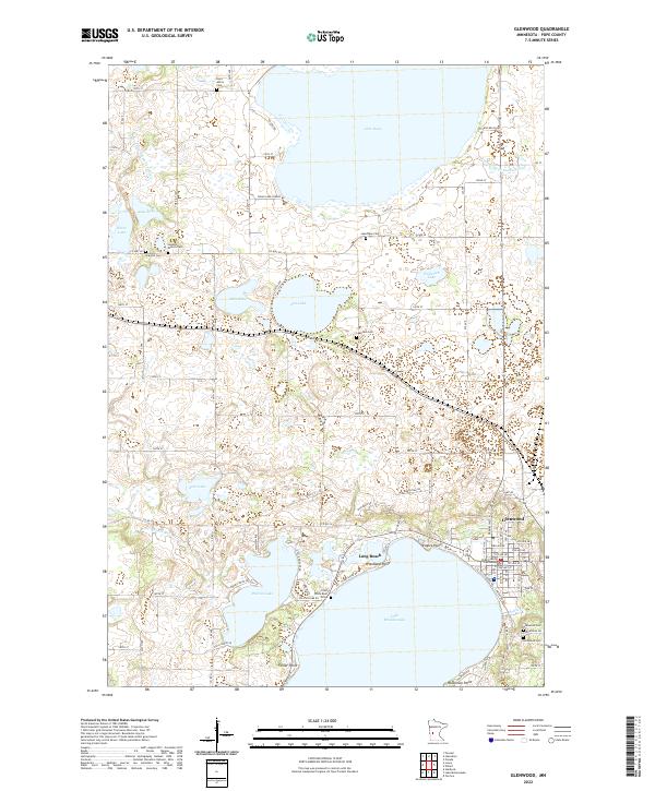 USGS Topographic Map – Glenwood