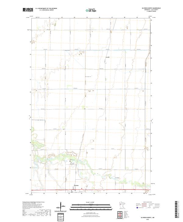 USGS Topographic Map – Glyndon North