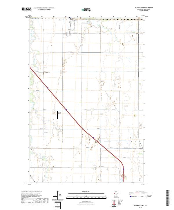 USGS Topographic Map – Glyndon South