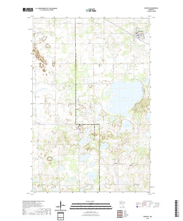 USGS Topographic Map – Gonvick