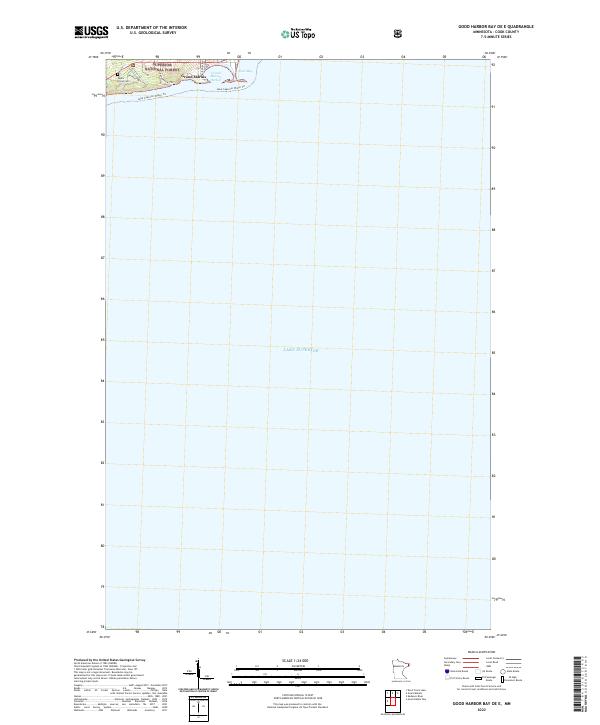 USGS Topographic Map – Good Harbor Bay OE E