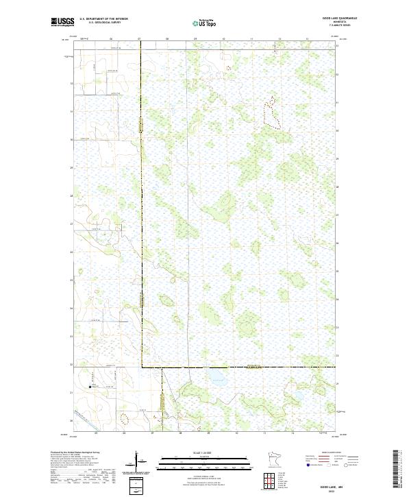 USGS Topographic Map – Good Lake