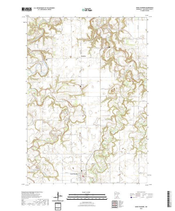 USGS Topographic Map – Good Thunder